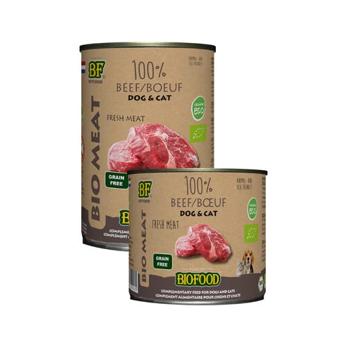 Biofood Organic 100% Rind - Hund & Katze 1 Biofood Organic 100% Rind - Hund & Katze