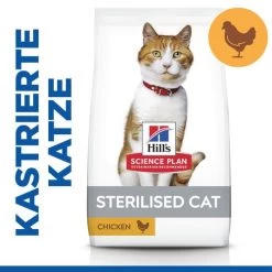 Hill's Science Plan Sterilised - Adult Cat -Haustierprodukte hills science plan feline adult sterilised chicken 218809 0500 none