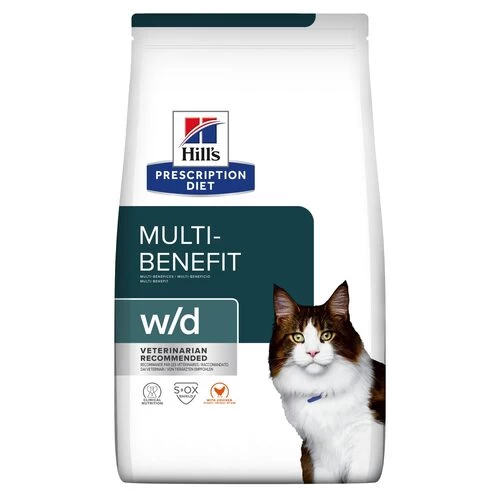 Hill's W/d Low Fat/Diabetes/Colitis - Prescription Diet - Feline 1 Hill's W/d Low Fat/Diabetes/Colitis - Prescription Diet - Feline