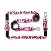 Max & Molly Multi-Function Hundeleine - Leopard Pink