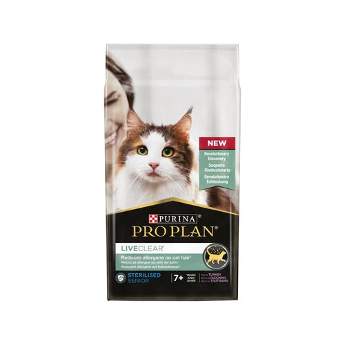 Purina Pro Plan LiveClear Sterilised Senior Cat 7+ Years 1 Purina Pro Plan LiveClear Sterilised Senior Cat 7+ Years
