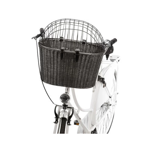 Trixie Hundefahrradkorb Rattan 1 Trixie Hundefahrradkorb Rattan