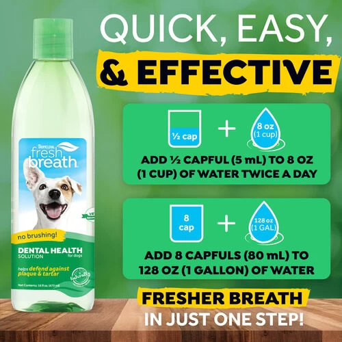 TropiClean - Fresh Breath Water Additive 2 TropiClean - Fresh Breath Water Additive - Image 2