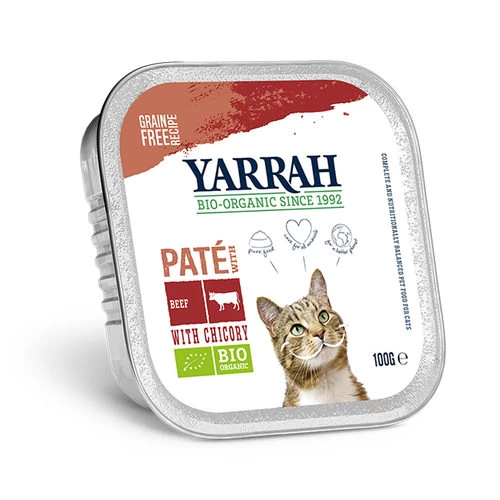 Yarrah - Katzenfutter Paté Rind Mit Chicorée Bio 1 Yarrah - Katzenfutter Paté Rind Mit Chicorée Bio